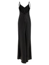 Elisabetta Franchi Red Carpet Satin Dress