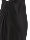 Elisabetta Franchi Red Carpet Satin Dress