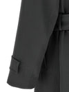 Lardini Virgin Wool Trench Coat