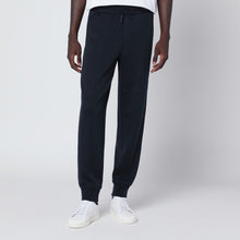  ZEGNA Navy blue jogging pants in wool blend