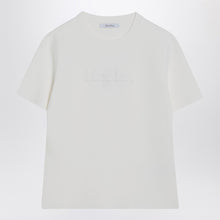  Max Mara White T-shirt in viscose crêpe