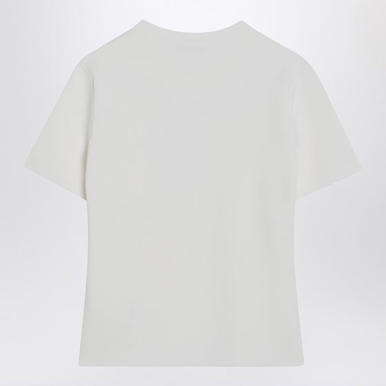 Max Mara White T-shirt in viscose crêpe