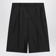  LouLou De Saison Bermuda in black virgin wool