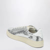 AUTRY Dallas Sparkling Sneakers in grey/white sequins