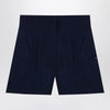 Sportmax Blue wool-blend shorts