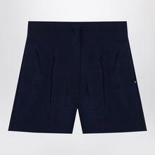  Sportmax Blue wool-blend shorts