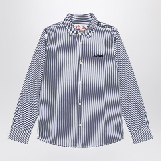 MC2 Saint Barth Striped Agnes shirt with Snoopy print
