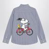 MC2 Saint Barth Striped Agnes shirt with Snoopy print