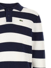 Lacoste Striped Pulover With Polo Collar