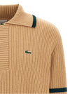 Lacoste Beige Archive Edition Sweater