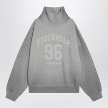  Acne Studios Grey oversized turtleneck sweatshirt