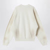 Acne Studios Fleece logo sweatshirt off white