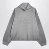 Acne Studios Mélange Gray Fleece Sweatshirt with Logo