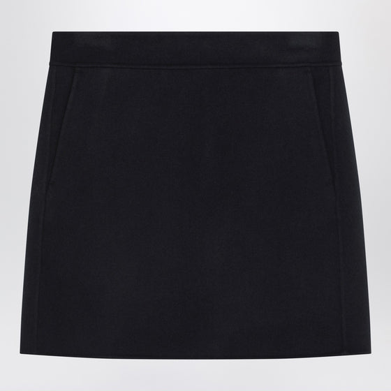 S Max Mara Mini skirt in midnight blue wool