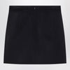 S Max Mara Mini skirt in midnight blue wool