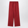 Loulou Studio Wide red trousers in silk