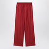 LouLou De Saison Wide red trousers in silk