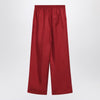 Loulou Studio Wide red trousers in silk