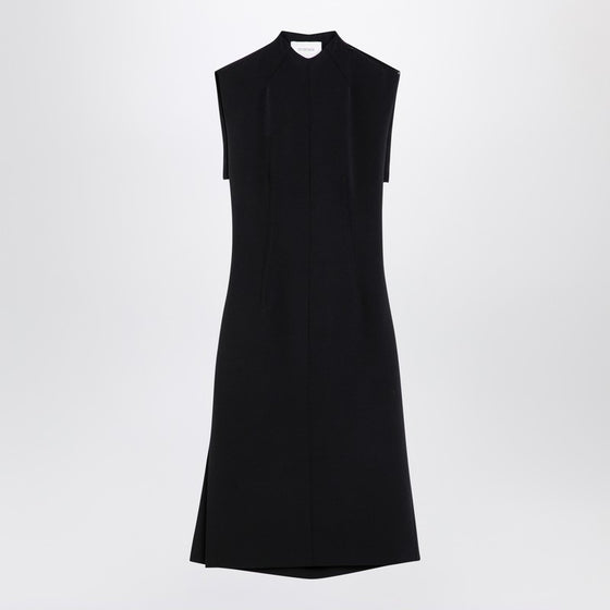 Sportmax Black wool blend sleeveless dress