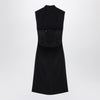 Sportmax Black wool blend sleeveless dress