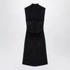 Sportmax Black wool blend sleeveless dress