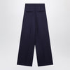 Sportmax Dark purple oversized trousers