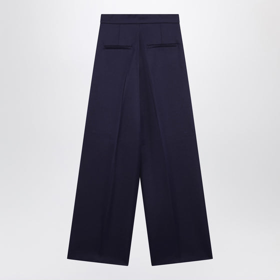 Sportmax Dark purple oversized trousers