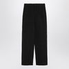 LouLou De Saison Black straight bouclé trousers