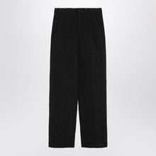  LouLou De Saison Black straight bouclé trousers