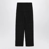 LouLou De Saison Black straight bouclé trousers
