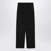 LouLou De Saison Black straight bouclé trousers