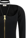 Elisabetta Franchi Fabric Stitch Knit Dress
