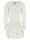 Elisabetta Franchi Knitted Pleated Dress