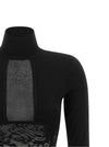 Elisabetta Franchi Knitted And Lace Dress