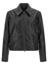 Amiri Leather Jacket With Zip