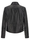 Amiri Leather Jacket With Zip