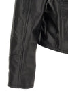 Amiri Leather Jacket With Zip