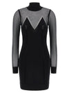 Elisabetta Franchi Dress With Transparencies