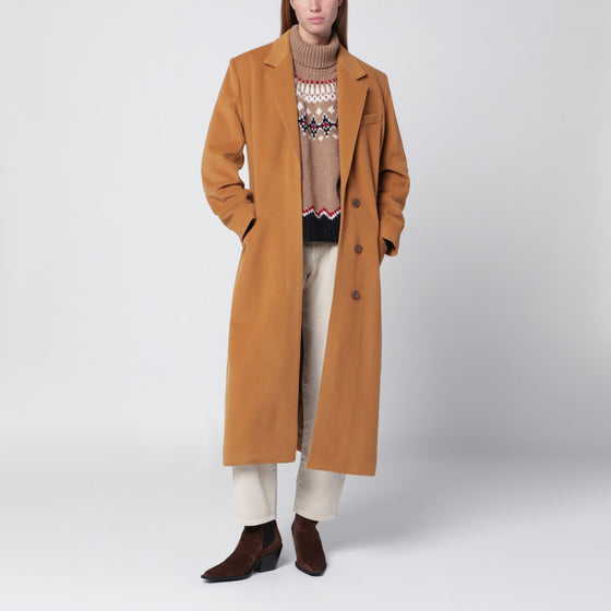 ISABEL MARANT Camel wool blend coat