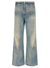 Amiri Checkered Repair Bootcut Jeans