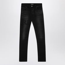  AMIRI Vintage black skinny jeans with logo embroidery
