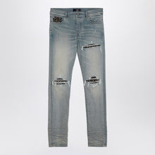  AMIRI Leopard Jeans MX1 antique indigo