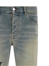 Amiri Staggered Logo Jeans