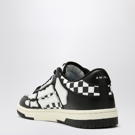 AMIRI Skel Top Low Black/White Plaid Sneaker