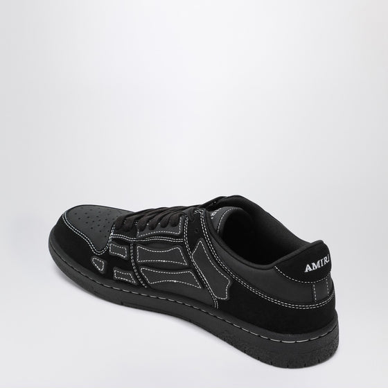 AMIRI Sneaker Skel Top Low black in leather and suede