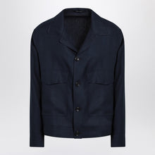  Tagliatore Blue linen jacket