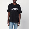 AMIRI Black cotton T-shirt with logo