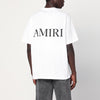 AMIRI White cotton T-shirt with logo