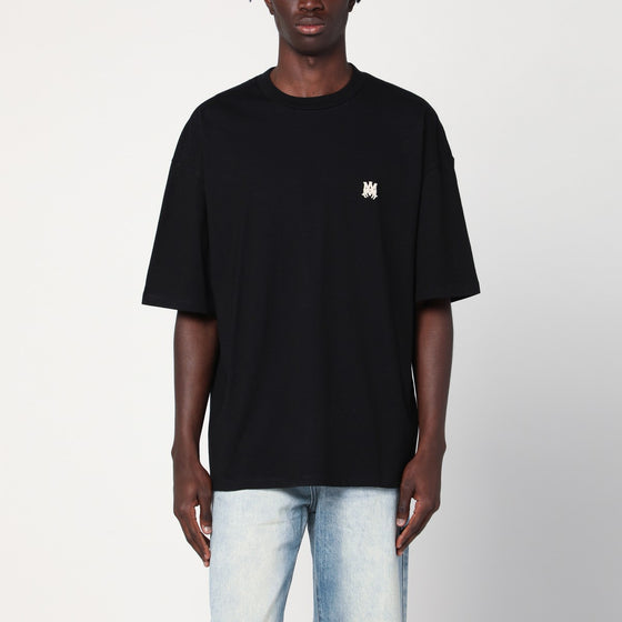 AMIRI Black cotton T-shirt with logo patch