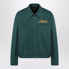  AMIRI Green zipped jacket with logo